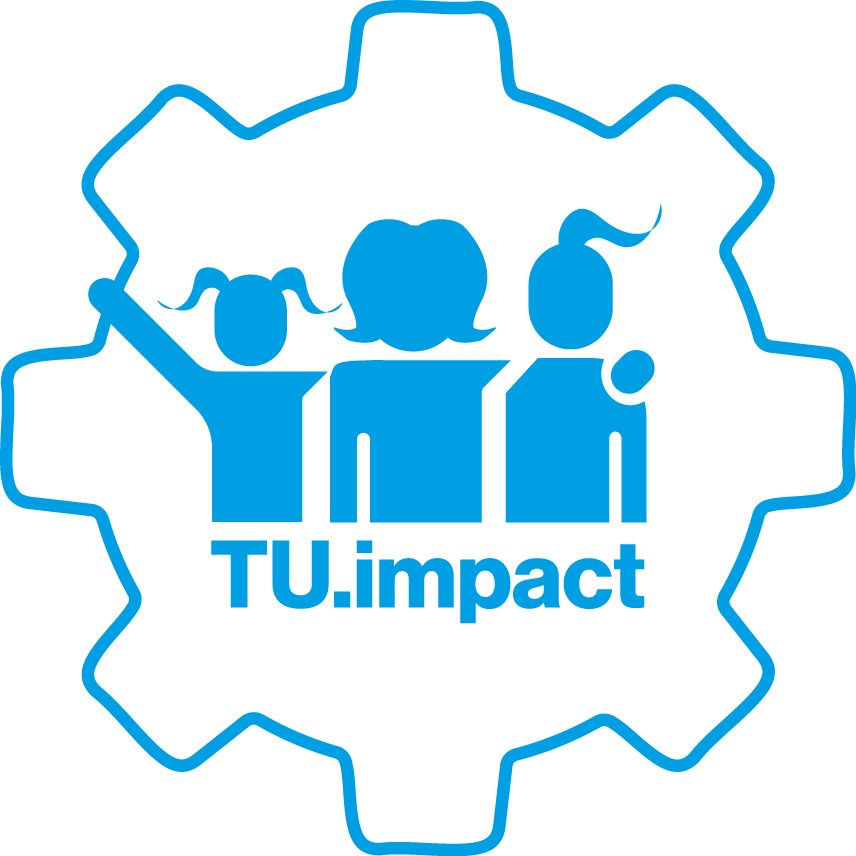 TUimpactSoSe25 Logo blau